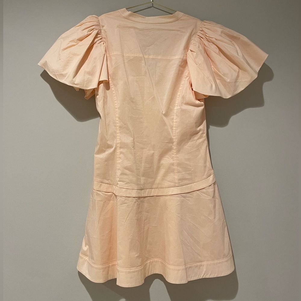 Nwt Jonathan Simkhai Button Down Poplin Mini Dres… - image 7